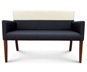 Ławka gastro z podłokietnikami z Eco-skóry