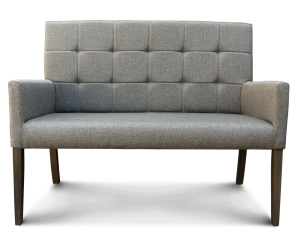 Ławka tapicerowana z podłokietnikami