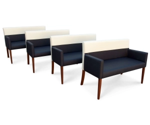 Ławkai gastro z podłokietnikami z Eco-skóry