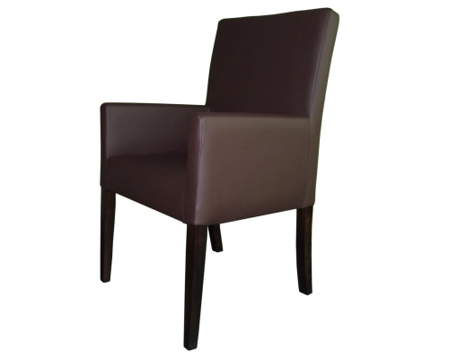 Krzesło konferencyjne z podłokietnikami.