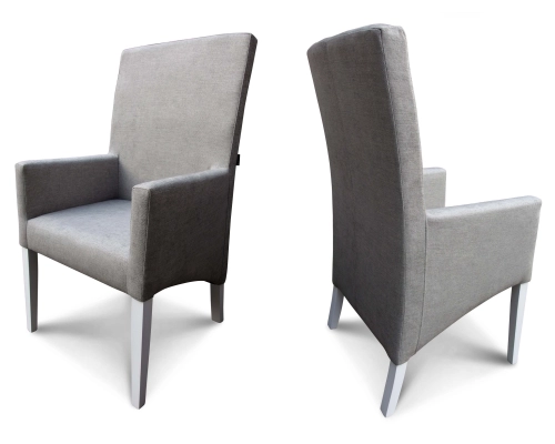 Fotel skośny z oparciem gładkim. Wysokość 108cm