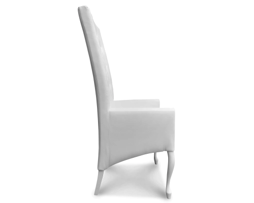 Fotel Ślubny Tron Weselny pikowany w karo z kryształkami