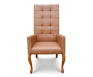 Fotel Ludwik skośny wysoki