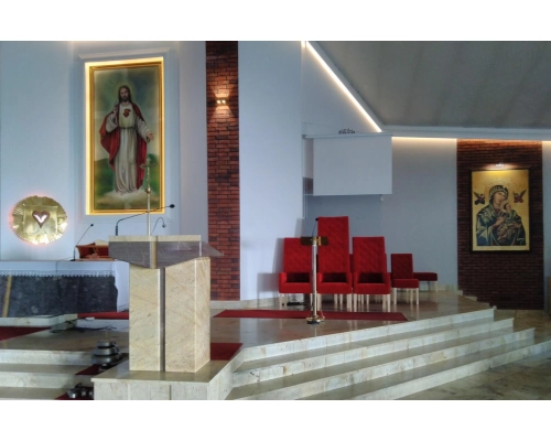 Meble Sakralne do Kościoła lub do Kaplicy - Komplet Liturgiczny