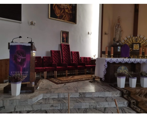 Meble Sakralne do Kościoła lub do Kaplicy - Komplet Liturgiczny