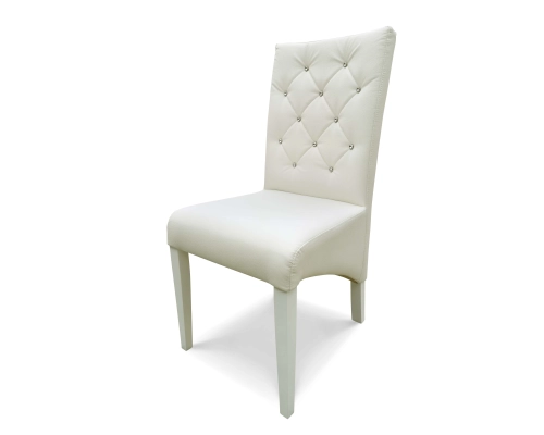 Krzesło ślubne na prostych nogach. Wysokość 98cm