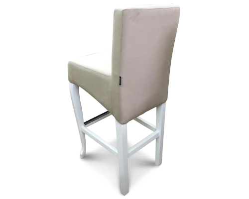 Hoker Ludwik skośny z oparciem pikowanym w karo