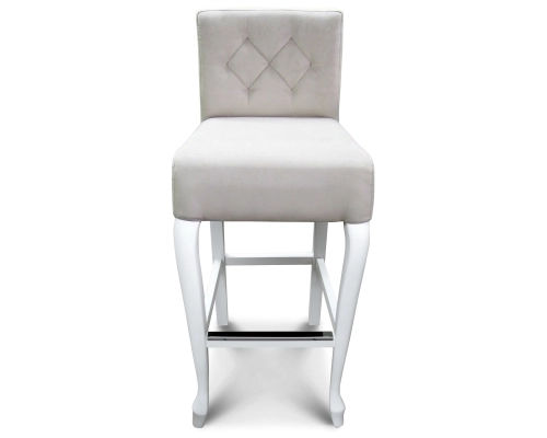 Hoker Ludwik skośny z oparciem pikowanym w karo