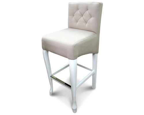 Hoker Ludwik skośny z oparciem pikowanym w karo