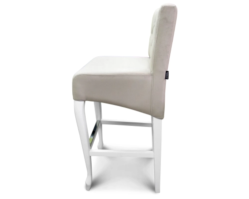 Hoker Ludwik skośny z oparciem pikowanym w karo