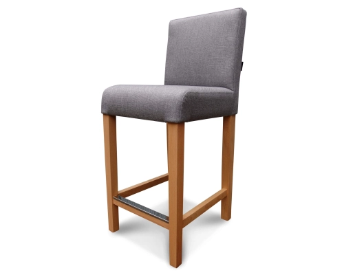 Hoker wąski prtosty z oparcziem gładkim niepikowanym