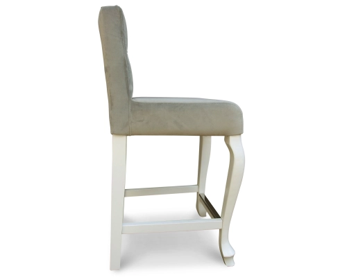 Hoker Ludwik prosty z oparciem pikowanym w karo