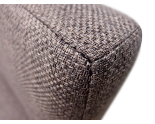 Hoker fotelikowy z oparciem gładkim