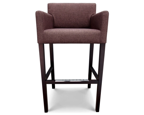 Hoker fotelikowy z oparciem gładkim