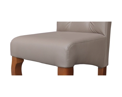 Hoker Ludwik skośny z oparciem pikowanym w karo