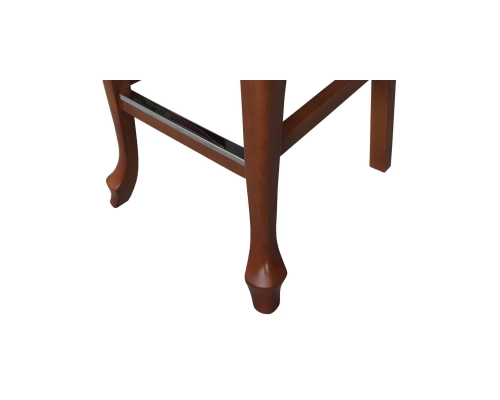 Hoker Ludwik skośny z oparciem pikowanym w karo