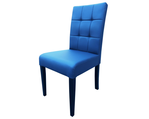 Krzesło z oparciem pikowanym w kwadraty