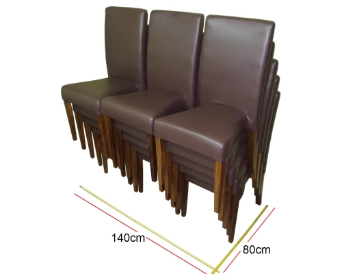 Krzesła sztaplowane