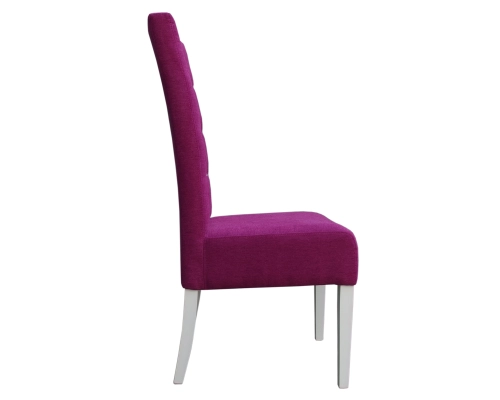 Krzesło restauracyjne grube z oparciem pikowanym kryształkami