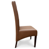 Krzesło grube skośne z oparciem pikowanym w karo + kryształki. Wys. całkowita 108cm.