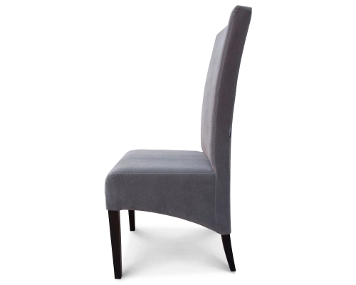 Krzesło skośne z oparcikem gładkim niepikowanym o wysokości 108cm od podłogi