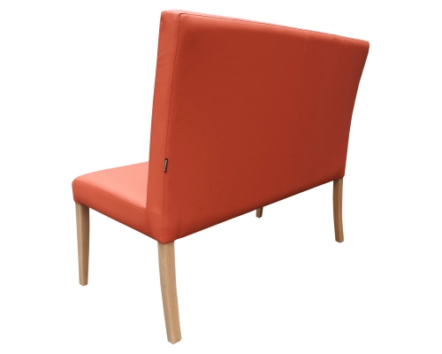 Ławka bez podłokietników o wysokośći 98cm z oparciem pikowanym w karo