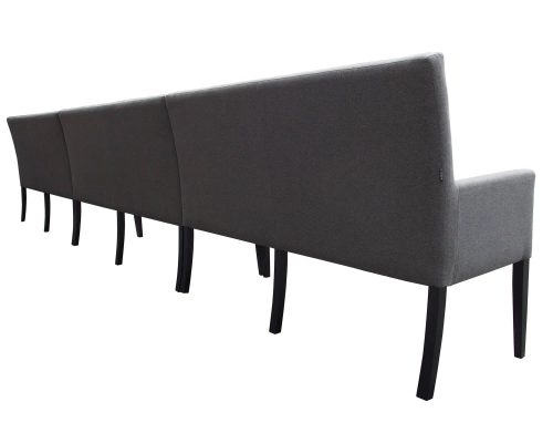 Modułowe ławki z oparciem do restauracji do poczekalni.