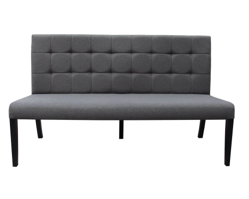 Modułowe ławki z oparciem do restauracji do poczekalni.