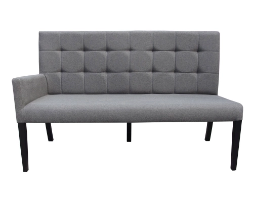 Modułowe ławki z oparciem do restauracji do poczekalni.