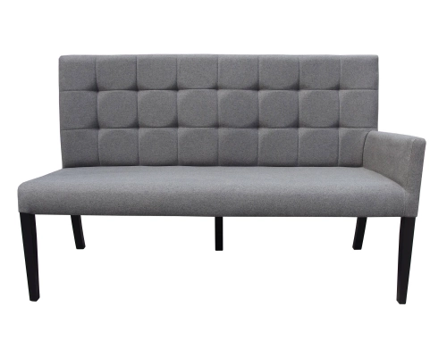 Modułowe ławki z oparciem do restauracji do poczekalni.