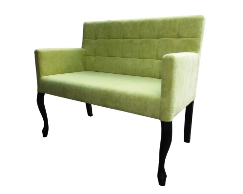 Ławka Ludwik z oparciem pikowanym w kwadraty