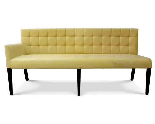 Modułowe ławki z oparciem do restauracji do poczekalni.