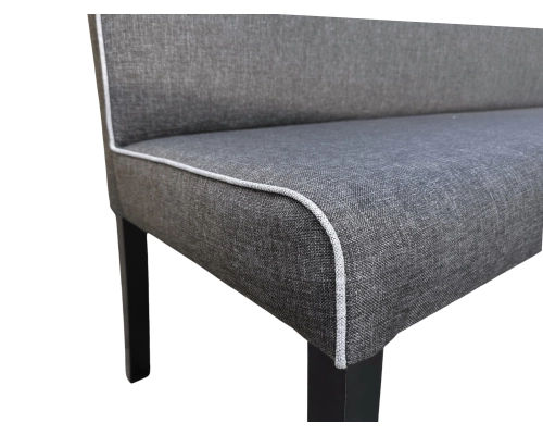 Ławka tapicerowana z lamówką do restauracji do korytarza