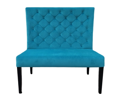 Loża pikowana - ławka tapicerowana do restauracji.