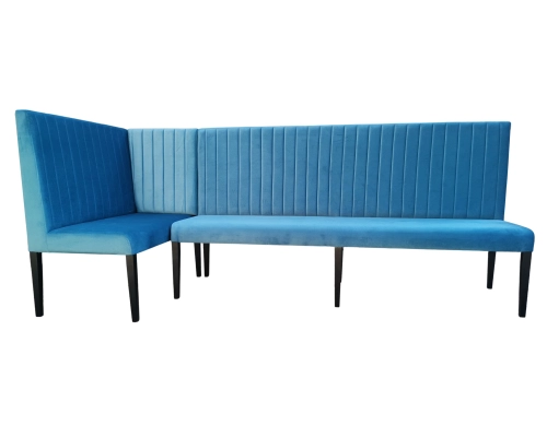 Modułowe ławki narożne z oparciem do restauracji do kuchni