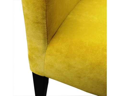 Ławka z oparciem pikowanym w kwadraty + guziki z podłokietnikami. Wys. oparcia 108cm od podłogi