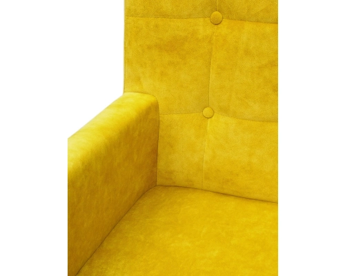 Ławka z oparciem pikowanym w kwadraty + guziki z podłokietnikami. Wys. oparcia 108cm od podłogi