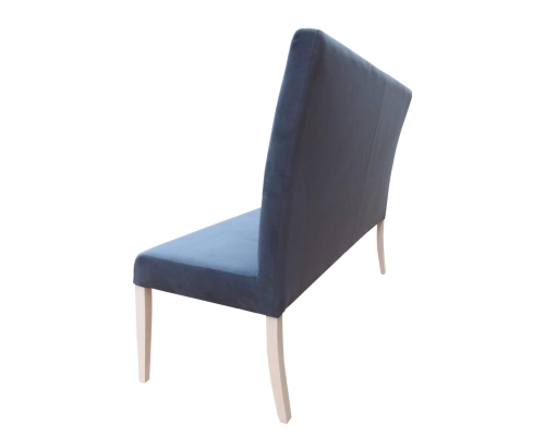 Ławka bez podłokietników z oparciem pikowanym