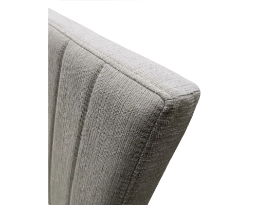 Ławka tapicerowana z oparciem przeszywanym pionowo