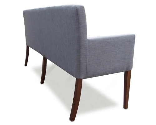 Ławka prosta z podłokietnikami. Wysokość całkowita 85cm