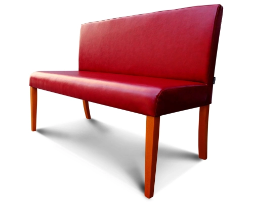 Ławka z oparciem gładkim bez podłokietników o wysokości 85cm