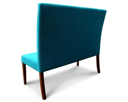 Ławka bez podłokietników o wysokośći 108cm z oparciem pikowanym w karo