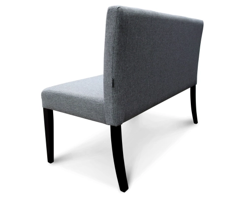 Ławka bez podłokietników z oparciem pikowanym w kwadraty