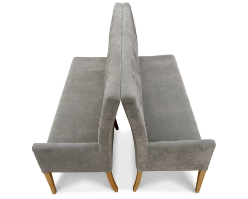 Ławka modułowa do restauracji do korytarza.