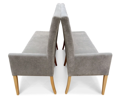 Ławka modułowa do restauracji do korytarza.