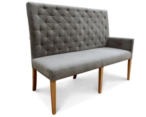 Ławka modułowa do restauracji do korytarza.