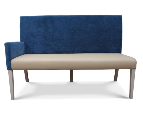 Ławka modułowa do restauracji do korytarza.