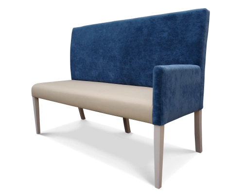 Ławka modułowa do restauracji do korytarza.