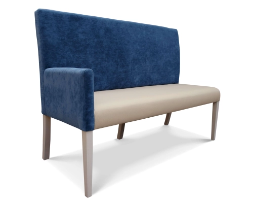 Ławka modułowa do restauracji do korytarza.