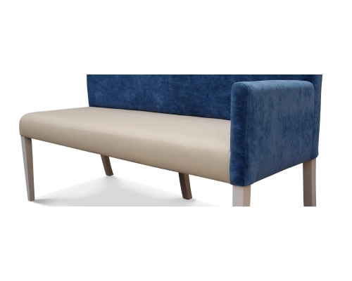 Ławka modułowa do restauracji do korytarza.